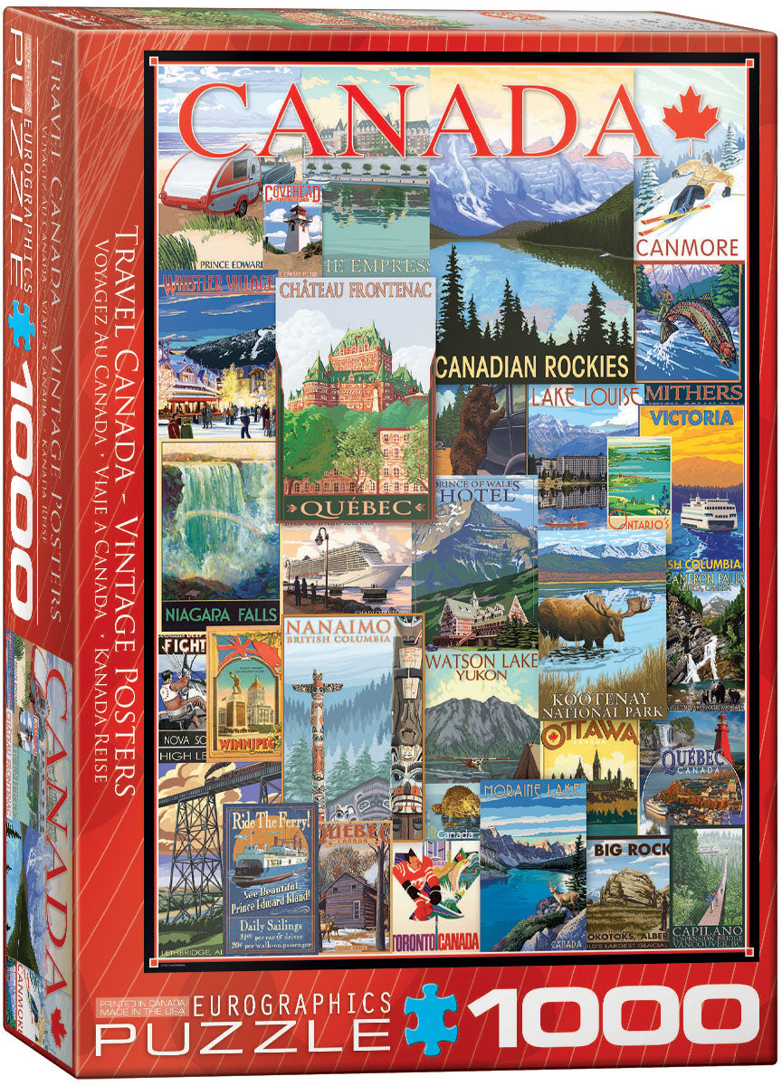 Eurographics Puzzle 750-1000Pc Asst