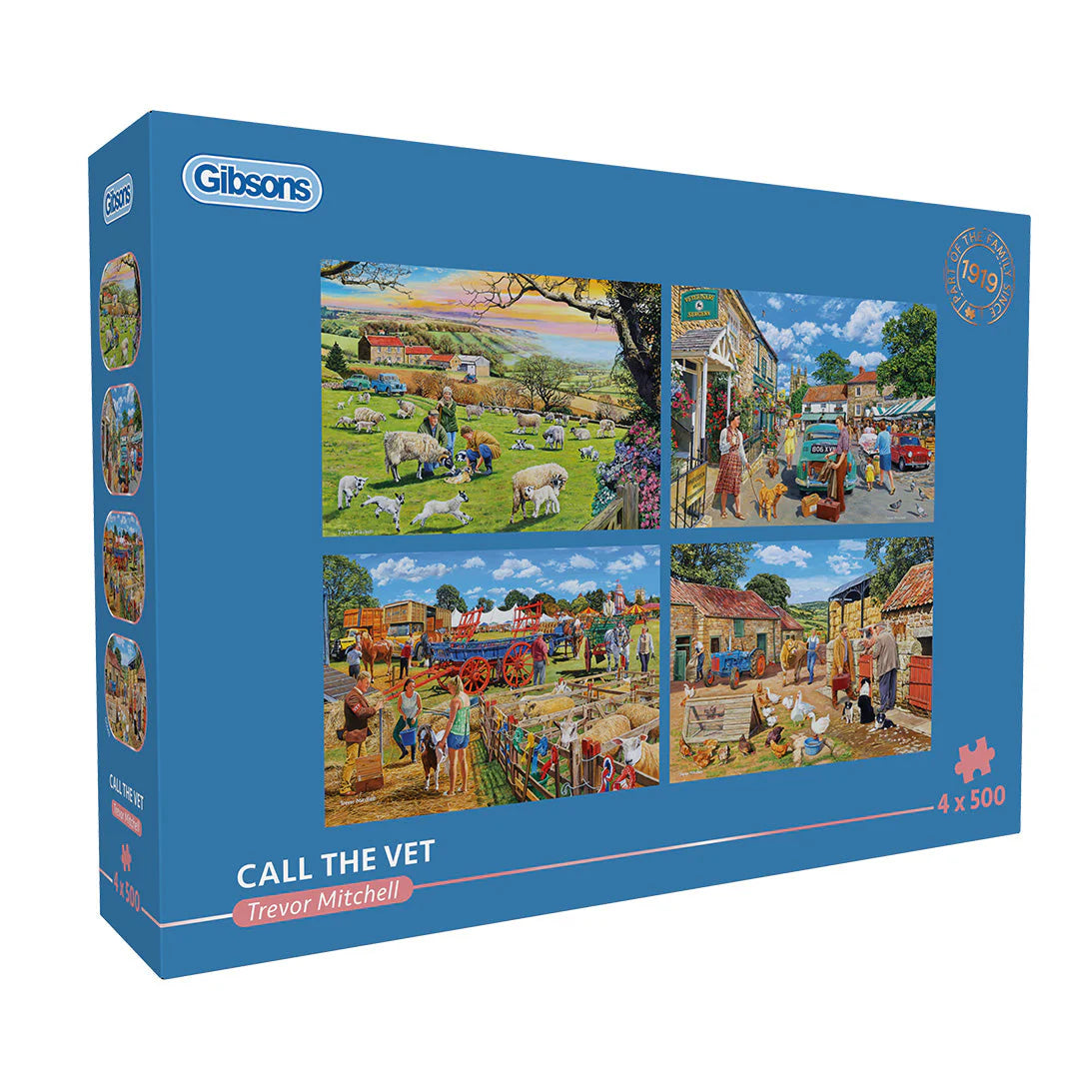 Gibson Puzzle 500 Pieces 4 in One