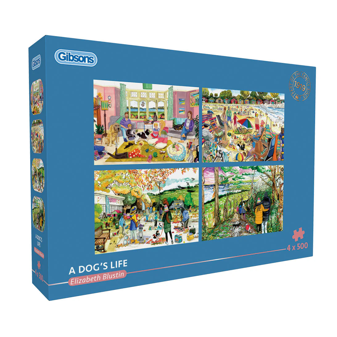 Gibson Puzzle 500 Pieces 4 in One