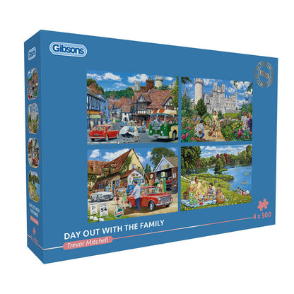 Gibson Puzzle 500 Pieces 4 in One