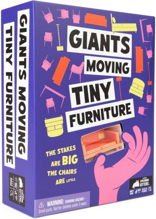 Giants Moving Tiny Furniture